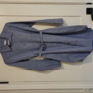 Calvin Klein Chambray Long Sleeve Dress